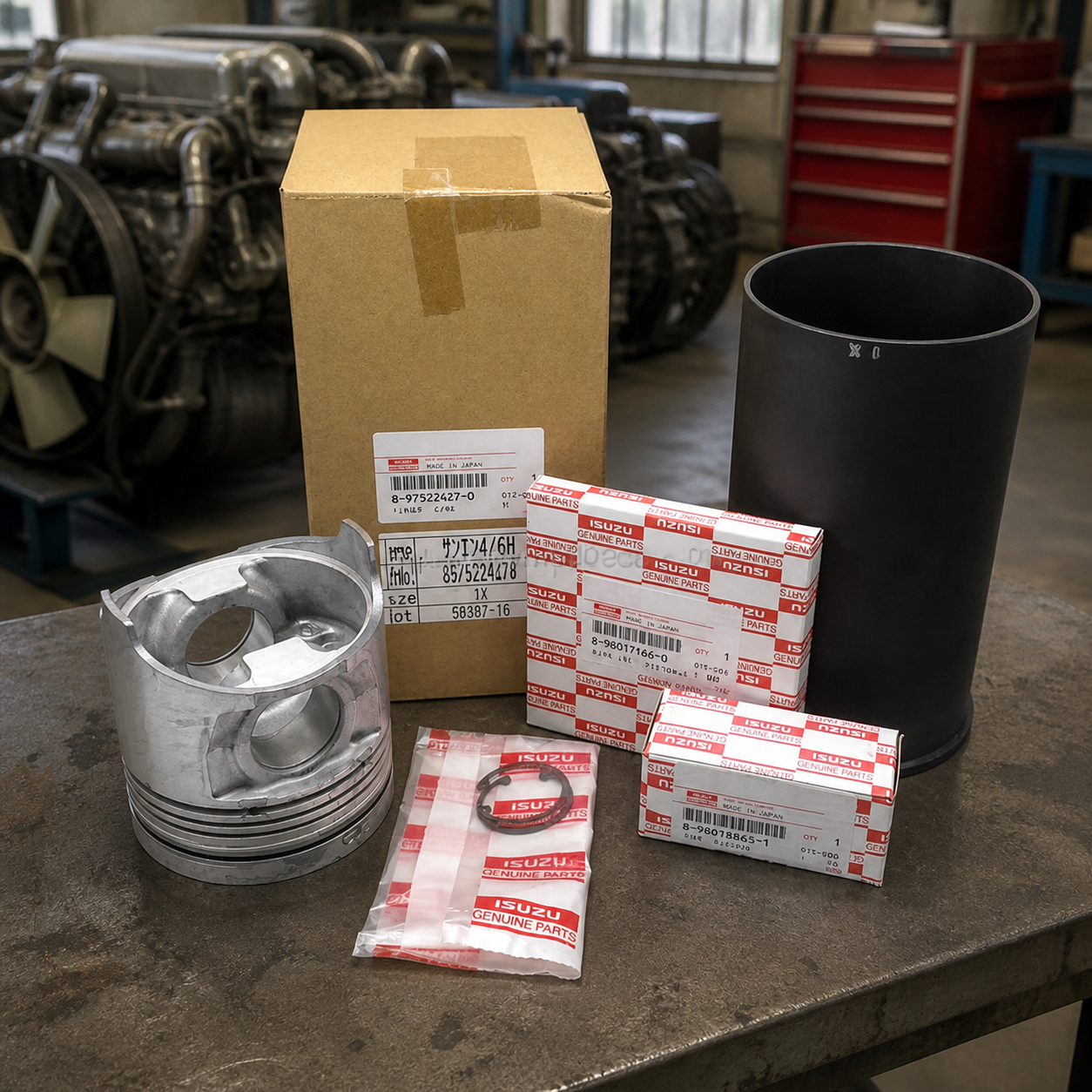 Metallic water pump assembly with circular flange and gear mechanism